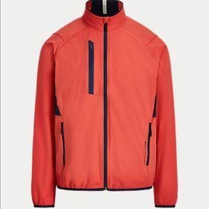 Ralph Lauren RLX Golf Red Packable Stretch Windbreaker